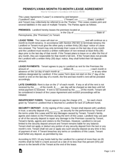 house rental agreement template pdf